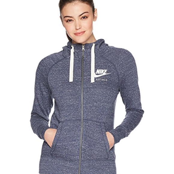 SOLD NIKE Gym Vintage Full Zip Hoodie
